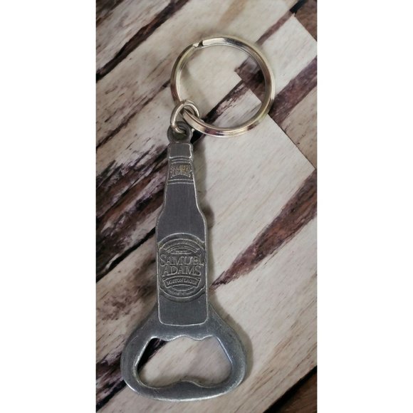 Samuel Adams Key Chain Boston Lager Beer Vintage Bottle Opener Sam Adams Light - Picture 1 of 5